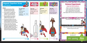 Superheroes Science Experiments Resource Pack