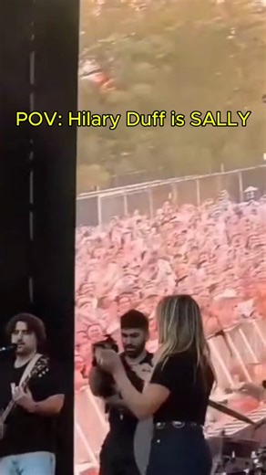 Surprise on the ACL stage - when Role Model called out “Sally,” who shows up but Hilary Duff?! 🤩 Role Model (real name Tucker Pillsbury) has turned bringing a “Sally” on stage into a signature move . Past guest “Sallies” have included Natalie Portman, Bowen Yang, Kate Hudson, and Olivia Rodrigo | Surviving the Fog