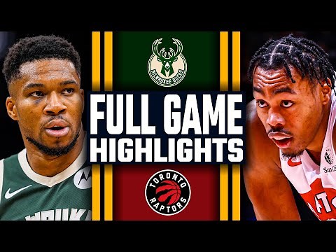 4K | Milwaukee Bucks vs Toronto Raptors - FULL GAME HIGHLIGHTS | November 4, 2025 NBA Season