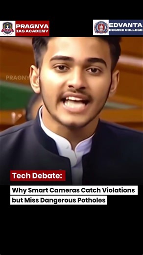 Viral Video: Politician Questions Smart Traffic Cameras | Why Not Detect Potholes? 🤔