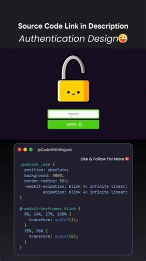 Login Authentication Animation Design | #coding #webdesign #css3 #webdevelopment #htmlcss