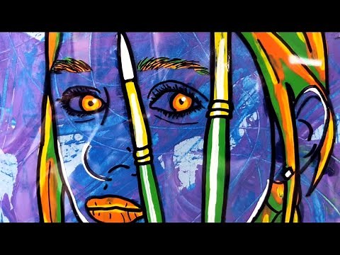 Reverse Self Portrait Painting