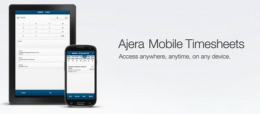 Ajera Mobile Timesheets