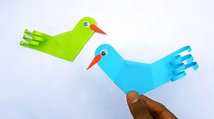5K views · 330 reactions | Learn how to fold origami birds step by step - Paper art and crafts - Paper toy making ideas #Crafts #OrigamiBirds #PaperToy | Mr. Creator | Facebook