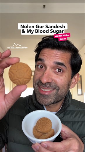 Rohan Sehgal on Instagram: "EP376: Nolen Gurer Sandesh - Winter Mithai Series . Winter Mithai Series 2026 Schedule: 1. Rewari: +47mg 2. Til Khoya Laddoos: +22mg 3. Besan Laddoos: +24mg 4. Dry Fruit Khajoor (Date) Laddoos: +24mg 5. Pinni (Punjabi Special): +22mg 6. Nolen Gurer Sandesh (Bengali Special): *TODAY* 7. Gunder Pak (Gujarati Special): 8. Series Summary Note: I’m having the same quantity of each Mithai . You’ll find popular mithai’s missing like Gajar Halwa, Suji Halwa, Gajak etc. becaus