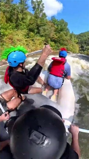 “Therapy is expensive… rafting is way more fun. 🌊😎”