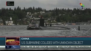 US submarine crashes into Chinese territory