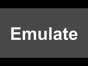 British vs American Pronunciation of Emulate