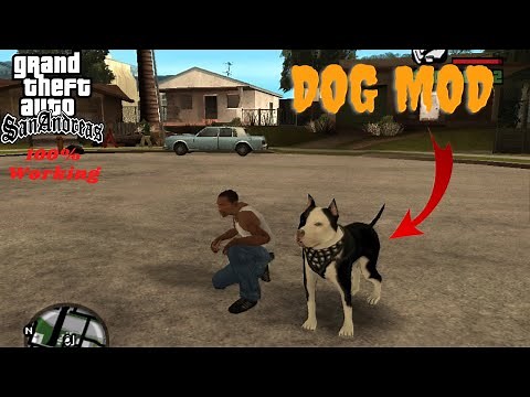 How to download and install Dog Mod in GTA San Andreas ||Zaeem Gaming Zone||