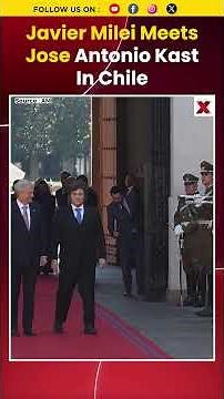#moment MILEI MEETS KAST! Argentina-Chile Power Meeting Amid Strait Of Magellan Tensions