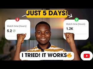 How to get 1000 Watch Hours in Less than 5 Days using this NEW Trick on YouTube| Restream Tutorial