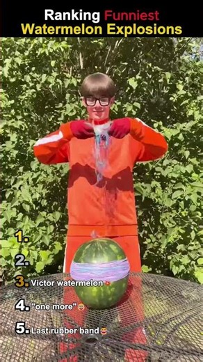 Ranking the CRAZIEST WATERMELON EXPLOSIONS #viral #fyp #tiktok #watermelon #funny