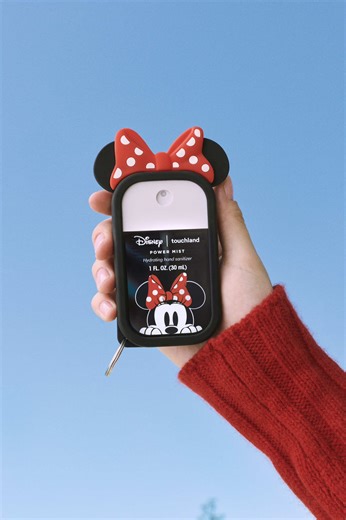 She defined the bow. We reimagined hand sanitizer. The Special Edition Disney Minnie Mouse & Touchland Set drops April 14. Join the waitlist for early access. Link in bio. @Disney Style
