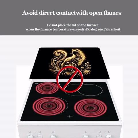 stove top cover 28inx 20inelectric Stove Top Cover Stove Cover Heat Resistantglass Top Stove Cover Expands Usable Space ﻿ (Colorful Window Cat)