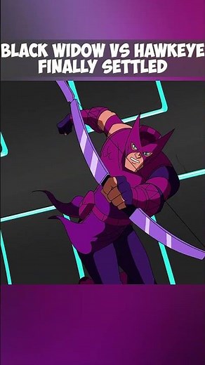 Black Widow VS Hawkeye Finally Settled 🙄
