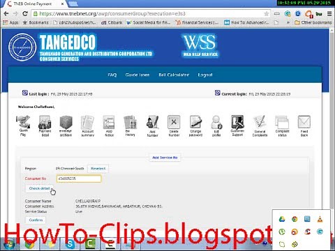 How to add the EB new consumer number in TNEB and pay