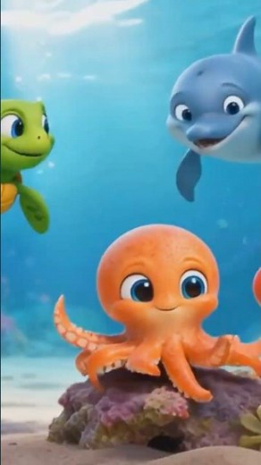 Ocean Animal Song for Kids 🎶 Sing Along with Tutu! | Tutu's Wild Adventures