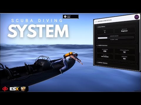 [ESX & QB-Core] Advanced Scuba Diving System | Marz Scripts