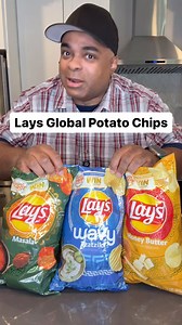NEW Lay’s Global Flavors! @lays #chips #honeybutter #tzatziki #masala #tastetest | Lamarr Wilson