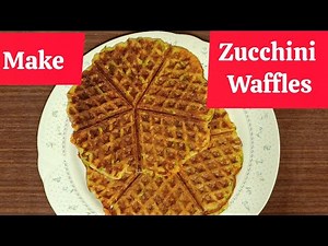 How To Make Zucchini Waffles #Snacks #Breakfastrecipe