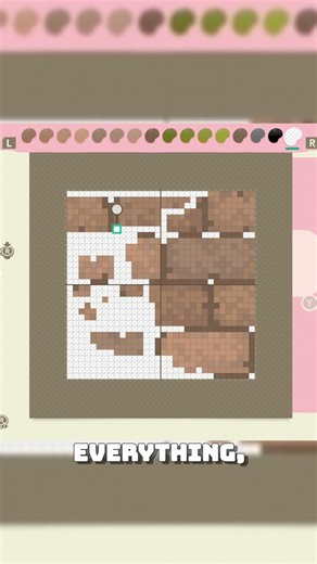 Mastering Broken Brick Designs in ACNH! #shorts