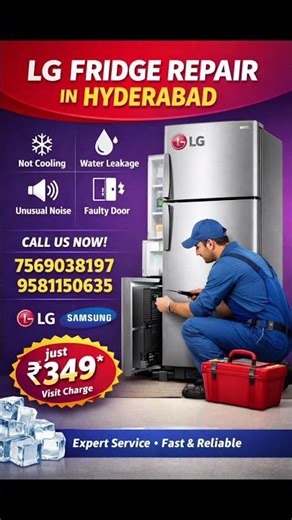 LG Single Door & Double Door Refrigerator Repairs | LG Customer Care & Repair Services Near Me Hyd..
