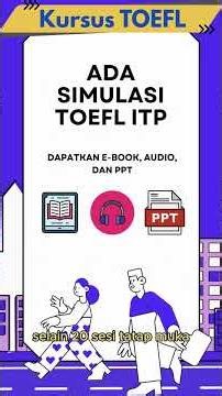 Kursus TOEFL ITP VIa Zoom