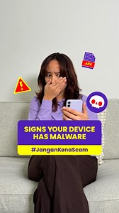 1.9K views · 23 comments | Watch out for these signs that could indicate Malware on your phone. Take action & report! If you’ve been scammed, call Standard Chartered emergency hotline at +603 7849 6888 or the National Scam Response Centre at 997 (8am-8pm daily) and make a police report. #JanganKenaScam #StanChartMY #HereForYou #HereForProgress #Fraud #Fraudster #Scam #MalwareScamAwareness | Standard Chartered Malaysia | Facebook
