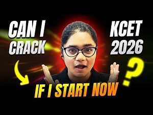 🏆 KCET 2026: Ultimate Study Strategy if You’re Beginning from Scratch 📚