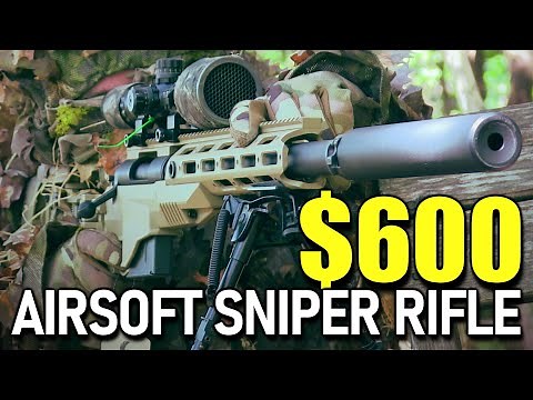 $600 Airsoft Sniper Rifle Unboxing (Ares M40A6)