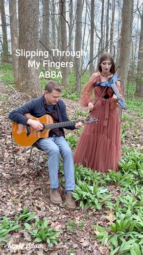 Slipping Through My Fingers by ABBA on electric violin and guitar #music #violin #guitar #wedding