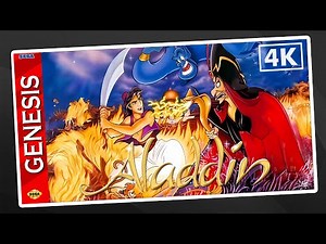 [SEGA Genesis/Mega Drive Longplay] Disney's Aladdin | Full Game Walkthrough | 4K