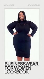 ✨ Empower Your Work Wardrobe! ✨ Ladies, it's time to redefine business wear! 💼👗 Our latest reel showcases stunning plus-size business attire that proves you can be stylish, professional, and comfortable all at the same time. From chic blazers to elegant dresses, we’ve got you covered for every boardroom meeting and office event. 💖 👗 Featured in the reel: 1. Bodycon Sweater Dress - Perfect for making a statement at that important presentation. 2. Spring Happiness Jumpsuit- Ideal for a polishe