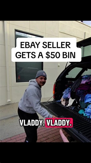 This customer came in for inventory 📦 $50 bin 200–300 pieces All going straight to eBay 📍 Reunion Upland 142 E. 9th St., Upland, CA Tuesday–Sunday | 11AM–7PM #thrift #affordablefashion #fyp #ThriftTok #vintage