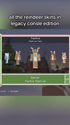 which reindeer skin did you rock? #fyp #nostalgia #minecraft #childhood #christmas