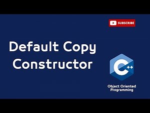 (15) The default copy constructor in c++ - Object Oriented Programming (OOP)