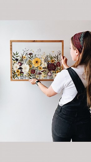 23K views · 79 reactions | A Creative Way to Save Your Wedding Day Flowers  @flowersofthepress will take your wedding day flowers and turn them into a stunning piece of art the two of you can enjoy in your home! We love this idea so you can enjoy your gorgeous flowers forever 﫶  Tag a bride or groom who would love this idea too!! #weddinginspo #weddingflowers #weddingideas #weddingdecor | Green Wedding Shoes | Facebook