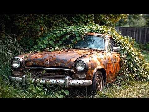 Nobody Touched This Rusty Backyard Car for Years — Full Restoration