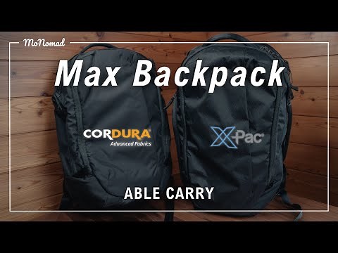 [Material Comparison] Comparing two ABLE CARRY Max Backpack models! Explaining how to choose [X P...