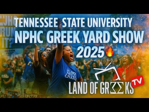 🔥 This TSU Greek Yard Show Went CRAZY! | Tennessee State University Divine 9 Showcase