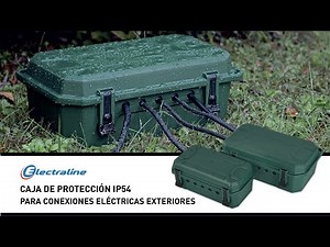 Caja de protección para conexiones eléctricas exteriores IP54