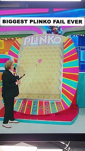 Couldn't believe this happened on Price is Right Plinko! #plinko #plinkogame #priceisright #thepriceisright #fail #fyp #gameshowfails #gameshow