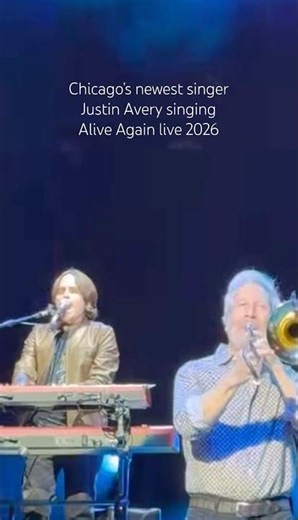 Chicago’s newest singer Justin Avery singing Alive Again live 2026 #shorts #chicagotheband #chicago