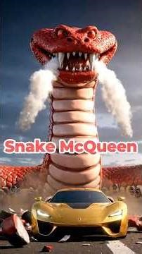 AI Cat Story: The Evolution from Kitten to Snake McQueen Cars (2025) | Race Meow