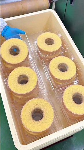 【じゅわっともっちり米粉のバウムクーヘン】 #お菓子のたいよう #japanesefood #バウムクーヘン