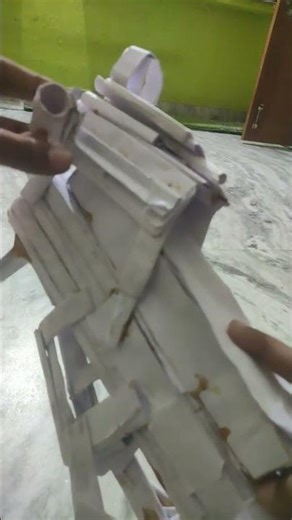 P90 paper gun DIY SMG Testing shooting