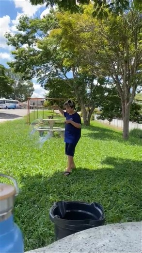 Bolha de sabão gigante