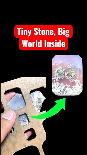 From a small scenic moss agate slab to a polished cabochon — a tiny piece of nature captured inside stone. Each cut and polish reveals moss-like patterns that look like plants underwater. Handcrafted with patience, water, and time. 💎🌿 👉 From slab to cabochon — follow for more handmade gemstone transformations. #MossAgate #ScenicMossAgate #LapidaryArt #CabochonCutting #GemstoneTransformation #HandmadeCabochon #LapidaryLife #SatisfyingProcess | Yazid Ikhsani