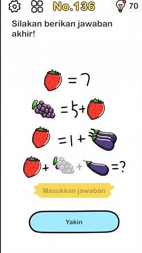 Brain Out Answer Key Level 136 Please provide the final answer