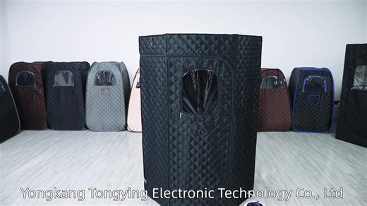 Full-body Household Steam Sauna Set, 2.6-liter Large Steam Pot, One-person Portable Sauna SPA with Time and Temperature Remote c